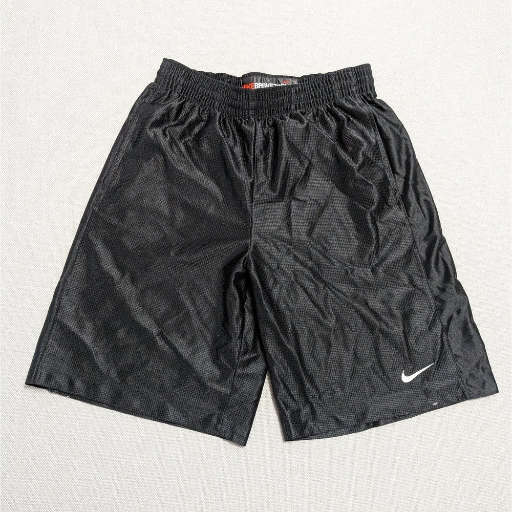 Nike Basketball Men's Shorts Size M Black Mesh Activewear Gym Workout